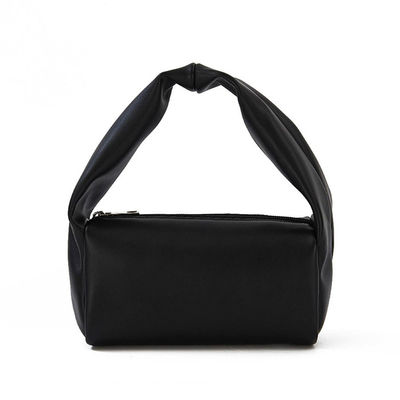 Practical Zipper Womens Travel Toiletry Bag Thick Durable Texture Leather